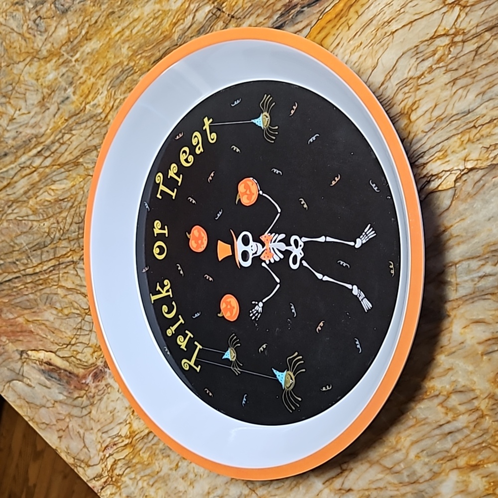 HALLOWEEN Trick or Treat 11.75" plate platter